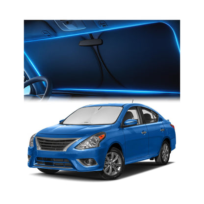 Magnelex Windshield Sun Shade for Kia K5 2021-2026 / Hyundai Sonata 2020-2026, Foldable Car Window Sunshade, Heat & UV Visor Cover, Reflective Front Shades Accessories