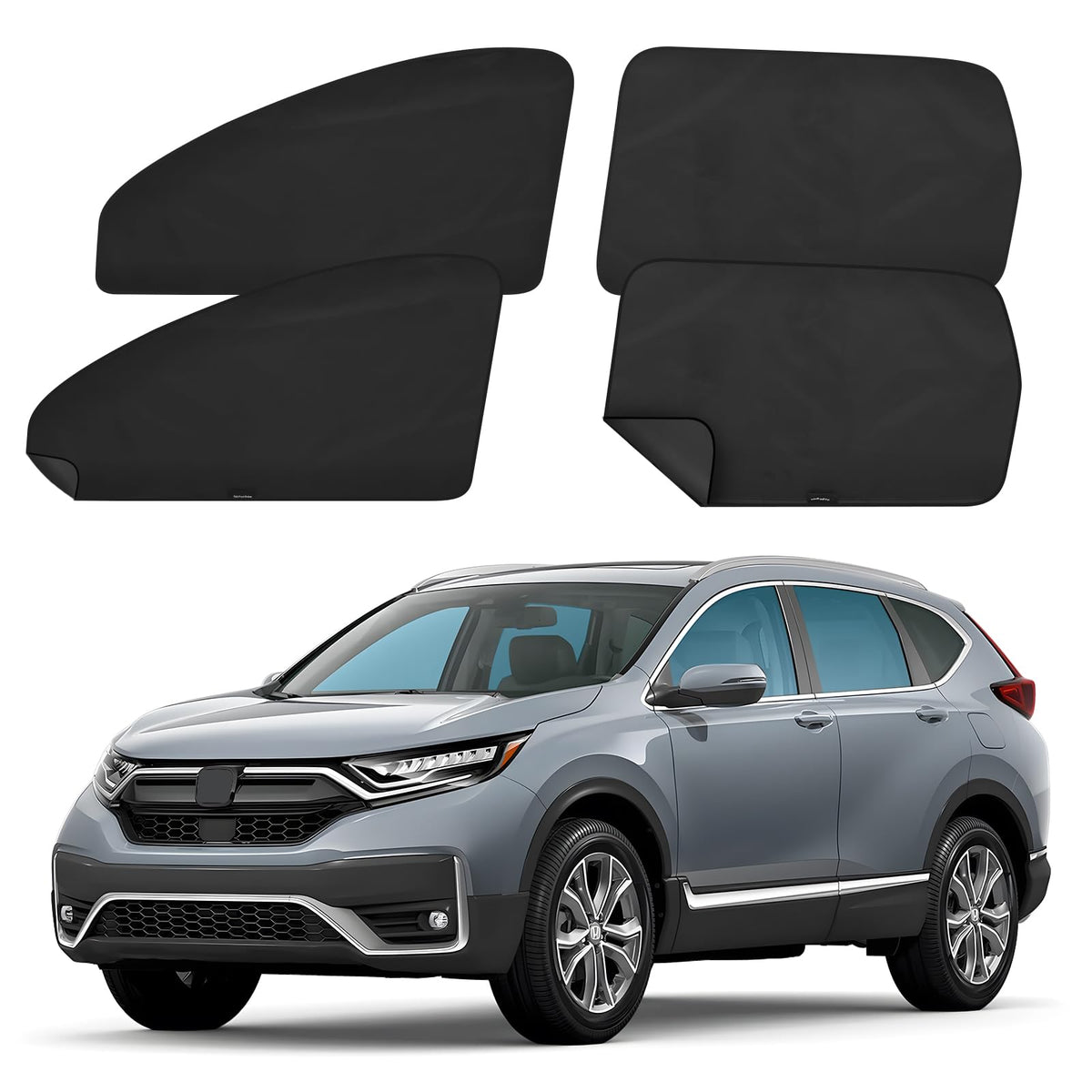 ZATOOTO Magnetic Honda Civic Sun Shade 2017-2024, Privacy & Cool, 4 Pack