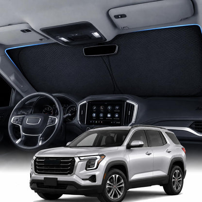 Zanch Custom Windshield Sun Shade for Nissan Altima 2019-2026, 7-Layer UV & Heat Block, 3D Laser Scanned, Interior Protection, Keep Car Cooler, Foldable Car Accessories