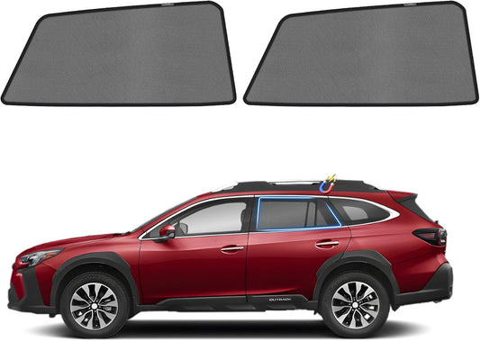 KUST Car Window Shades for 2021-2024 Subaru Outback Accessories, Breathable Mesh Magnetic Window Covers, Rear Back Side Window Sun Shades UV Block Privacy Protection for Baby Camping Napping 2PCS
