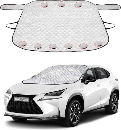Car Windshield Cover Sun Shade,All Weather Windshield Sunshade Cover Fits Most Cars SUV