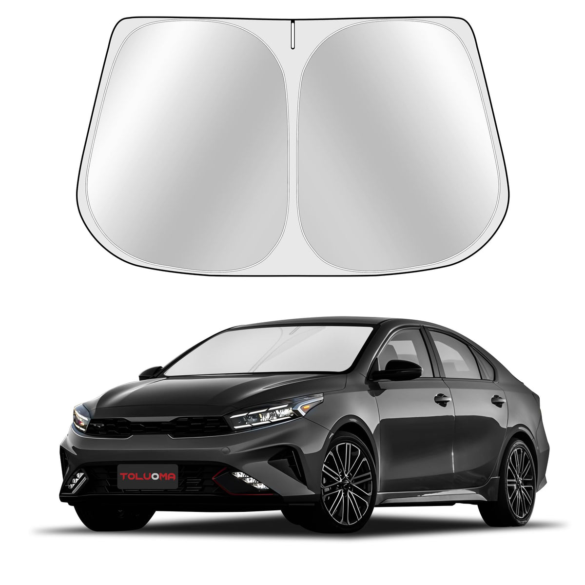Custom Fit Windshield Sun Shade for Kia Telluride 2027