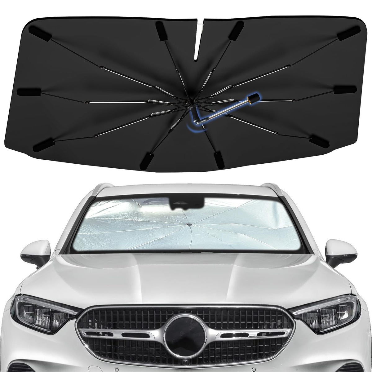 Windshield Sun Shade Umbrella for Dodge Durango 2011-2026 Front Window