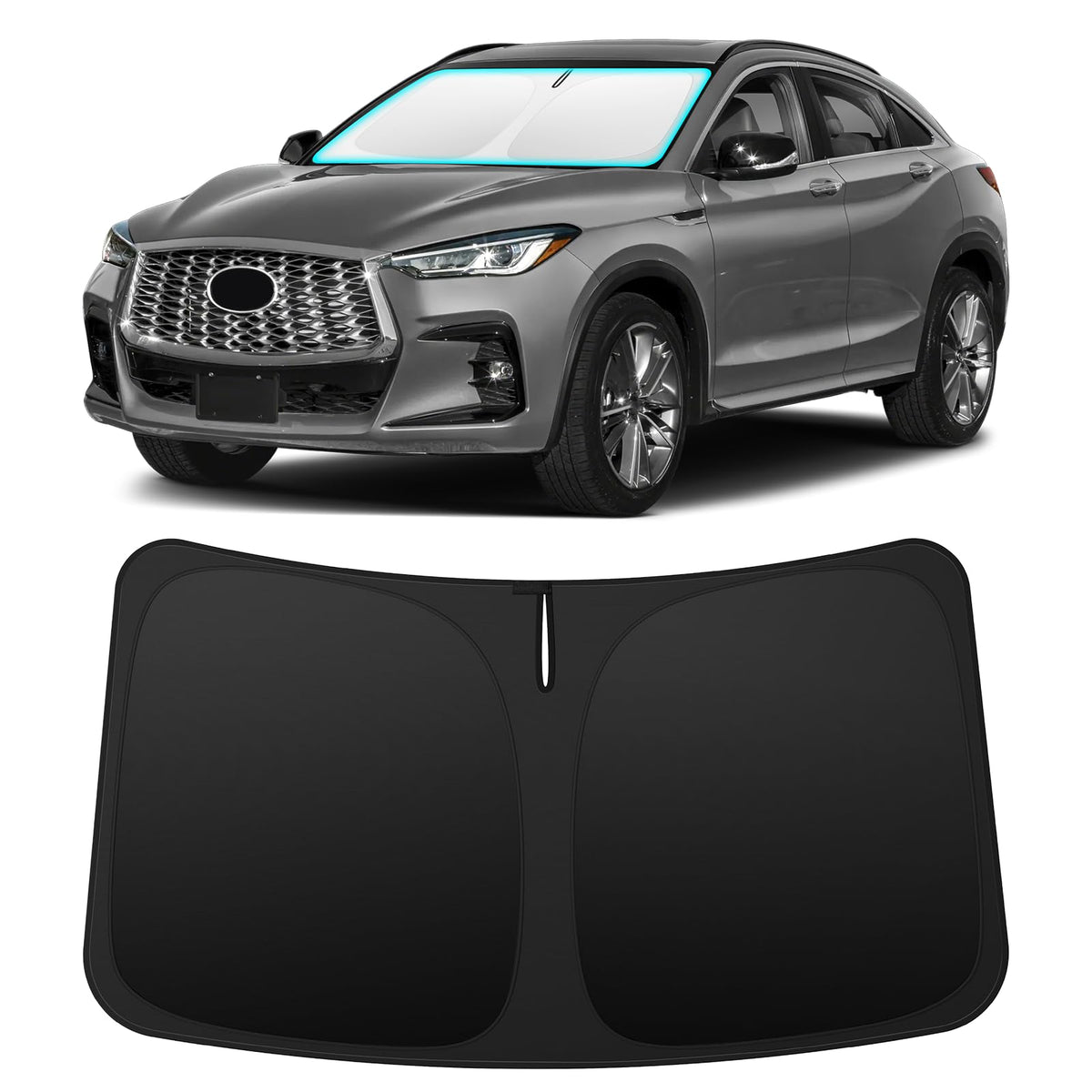 INSAUTO Custom Fit Windshield Sun Shade for Honda Accord 2013-2017