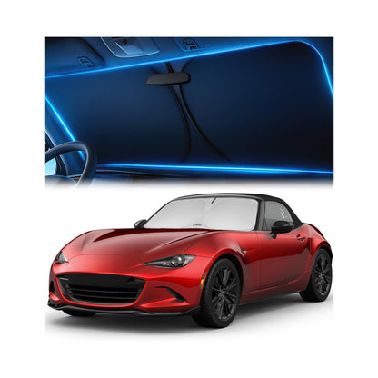 Magnelex Windshield Sun Shade for Kia K5 2021-2026 / Hyundai Sonata 2020-2026, Foldable Car Window Sunshade, Heat & UV Visor Cover, Reflective Front Shades Accessories