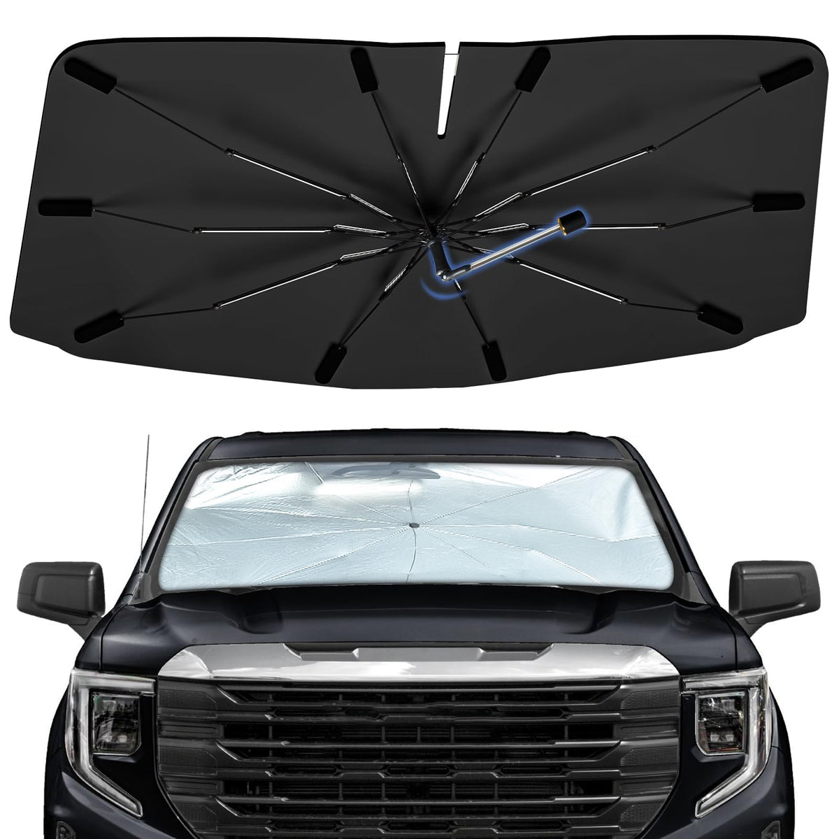 Windshield Sun Shade Umbrella for Dodge Durango 2011-2026 Front Window