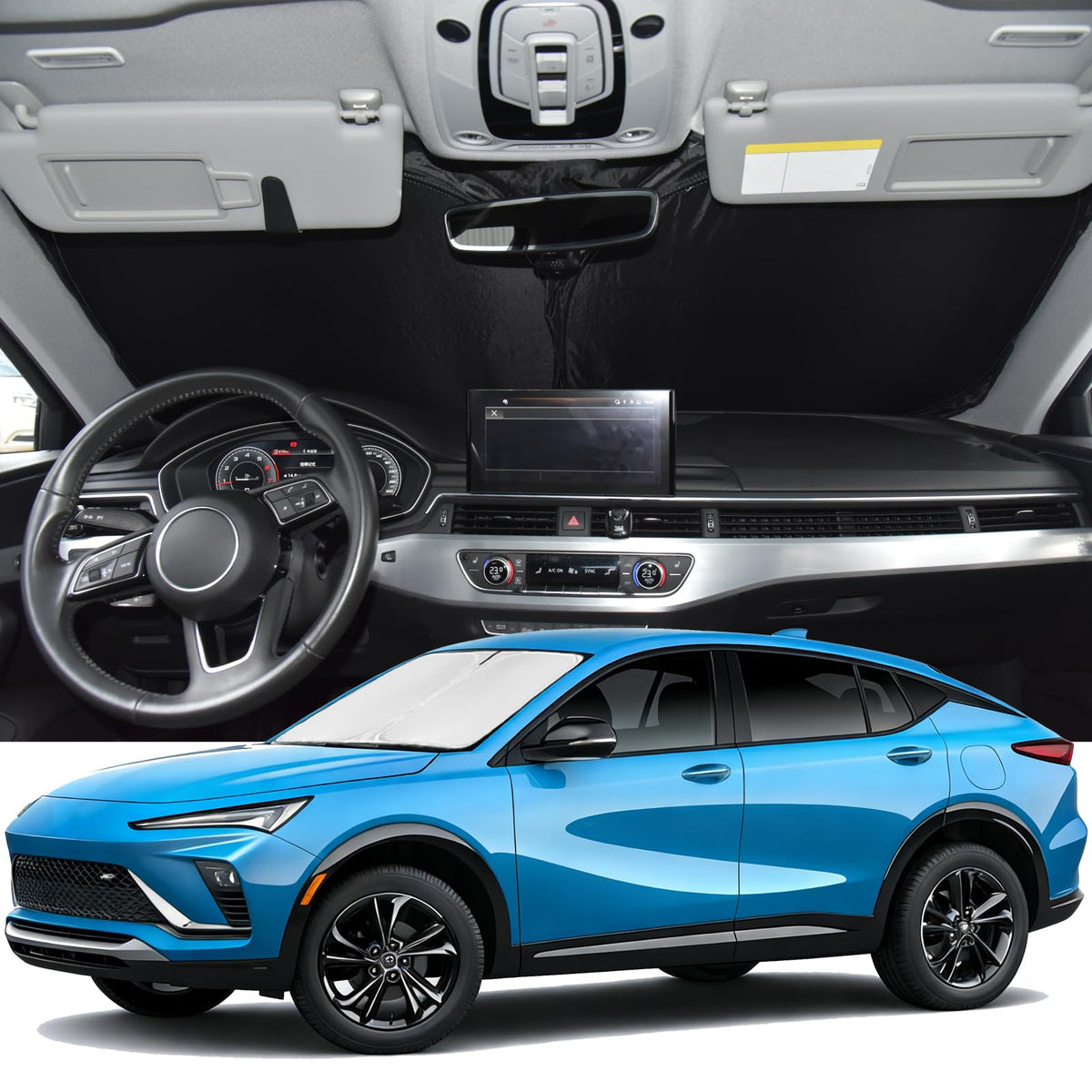 for Toyota Tacoma 2016-2024 2025 2026 Sun Shade Sunshade Windshield Cover