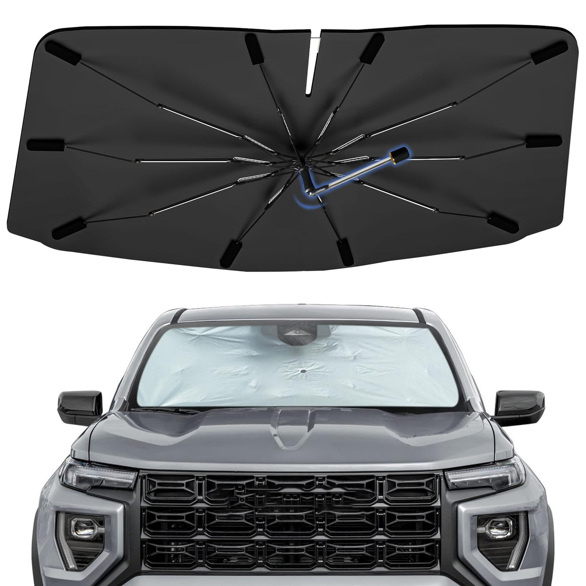 Windshield Sun Shade Umbrella for Dodge Durango 2011-2026 Front Window