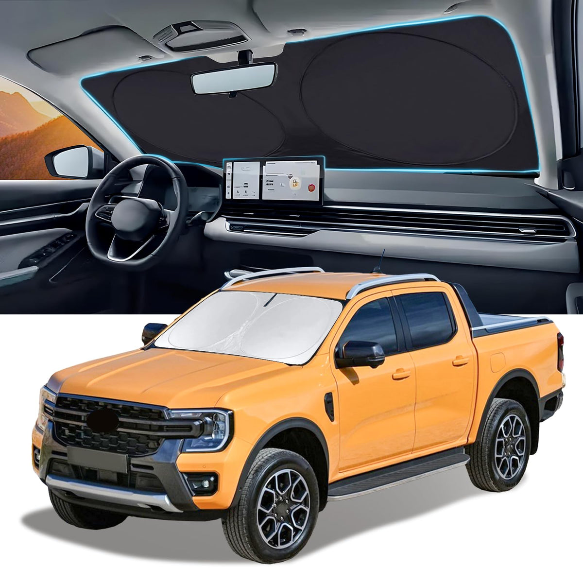 Windshield Sun Shade for Chevrolet Chevy Traverse LS, LT 2018-2026 Sunshade