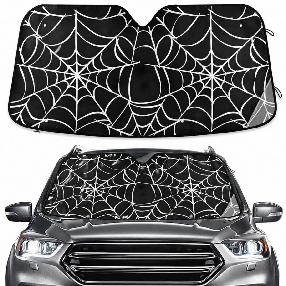 Sea Turtle Teal Windshield Sun Shade for Car Auto SUV Truck Foldable Front Window Sunshade Sun Visor Protector Block UV Rays Reflect Heat, 55" x 28"