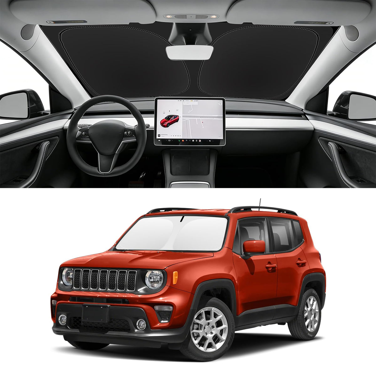 Custom Fit Windshield Sun Shade for BMW X1 2016-2026
