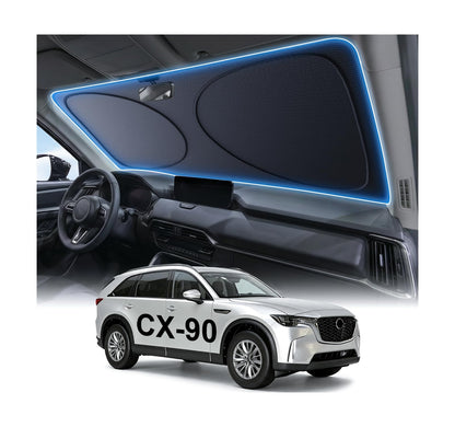 2026 Upgraded Windshield Sun Shade for Toyota RAV4 [Precision Custom Fit, Superior UV & Heat Block] Cooling Tech Fabric, Durable Foldable with Storage Bag, Fits 2000-2026