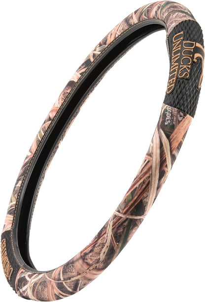 Ducks Unlimited Steering Wheel Cover, Mossy Oak Shadow Grass Blades (SIOC)