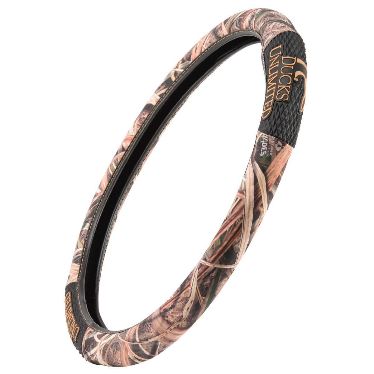 Ducks Unlimited Steering Wheel Cover, Mossy Oak Shadow Grass Blades (SIOC)