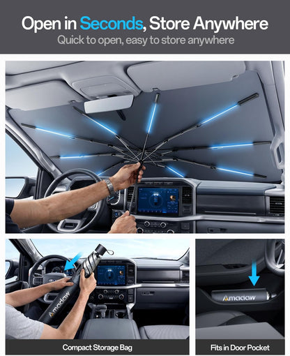 Windshield Sun Shade for Lexus RX 300/350 /400 （2000–2026）