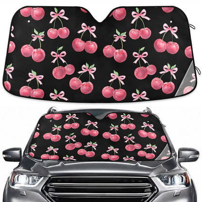 Sea Turtle Teal Windshield Sun Shade for Car Auto SUV Truck Foldable Front Window Sunshade Sun Visor Protector Block UV Rays Reflect Heat, 55" x 28"