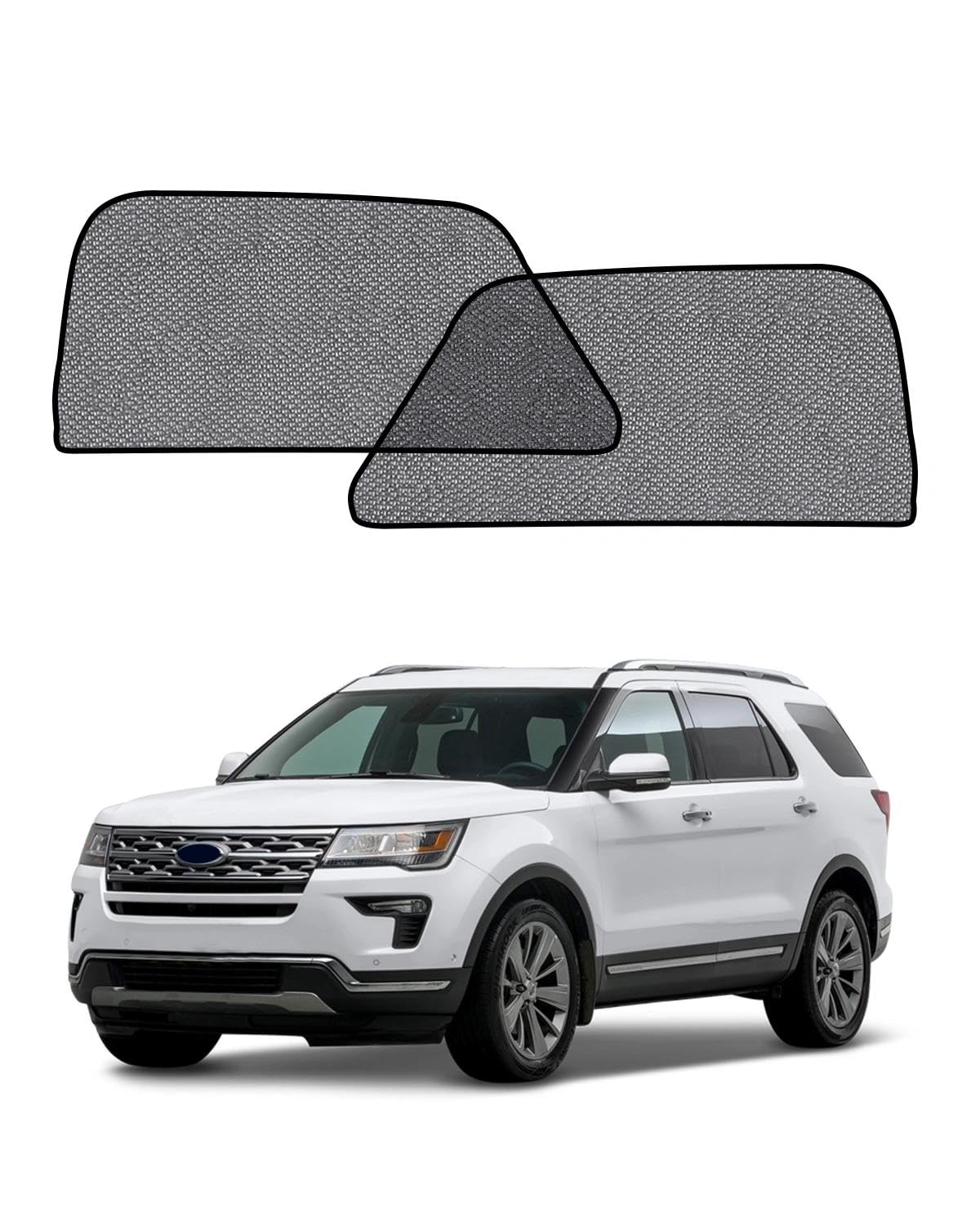 Car Window Shade for Honda Pilot 2016-2022,2 Pack UV & Glare Protection, Breathable Privacy Screen, Insect & Bug Blocker Magnetic Mesh Side Rear Sun Shades for Baby Camping, Napping & Travel