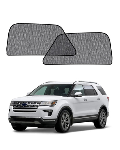 Car Window Shade for Honda Pilot 2016-2022,2 Pack UV & Glare Protection, Breathable Privacy Screen, Insect & Bug Blocker Magnetic Mesh Side Rear Sun Shades for Baby Camping, Napping & Travel