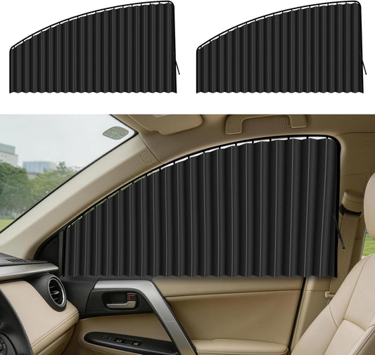 ZATOOTO Car Magnetic Side Window Sun Shades, Car Sunshades Curtains, 2 Pack
