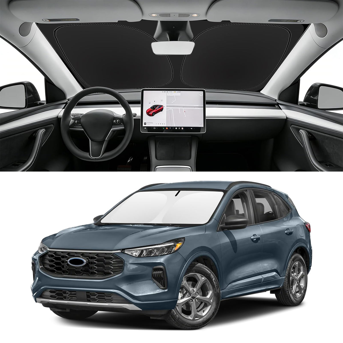 Custom Fit Windshield Sun Shade for BMW X1 2016-2026