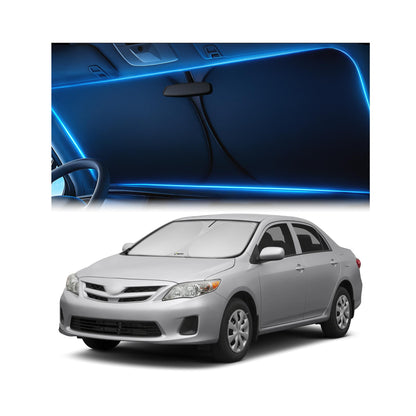 Magnelex Windshield Sun Shade for Kia K5 2021-2026 / Hyundai Sonata 2020-2026, Foldable Car Window Sunshade, Heat & UV Visor Cover, Reflective Front Shades Accessories