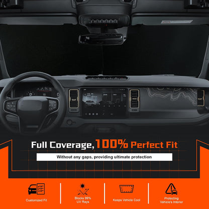 Custom Fit Windshield Sun Shade for Kia Telluride 2027