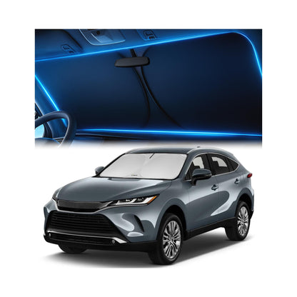 Magnelex Windshield Sun Shade for Kia K5 2021-2026 / Hyundai Sonata 2020-2026, Foldable Car Window Sunshade, Heat & UV Visor Cover, Reflective Front Shades Accessories
