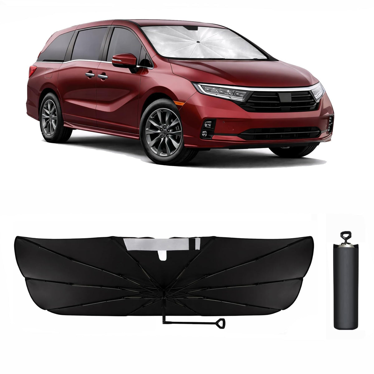 Car Windshield Sun Shade Umbrella for Mercedes Benz GLE 2020-2026