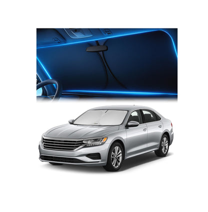 Magnelex Windshield Sun Shade for Kia K5 2021-2026 / Hyundai Sonata 2020-2026, Foldable Car Window Sunshade, Heat & UV Visor Cover, Reflective Front Shades Accessories