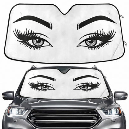 Sea Turtle Teal Windshield Sun Shade for Car Auto SUV Truck Foldable Front Window Sunshade Sun Visor Protector Block UV Rays Reflect Heat, 55" x 28"