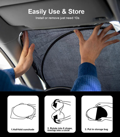 Sun Shade for Audi A4 A5 Sportback S5 RS5 2018-2027 Windshield Sunshade