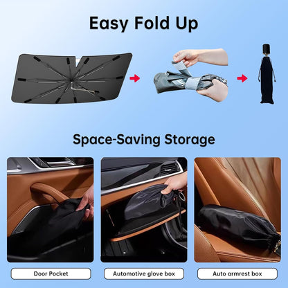 Windshield Sun Shade Umbrella for Dodge Durango 2011-2026 Front Window