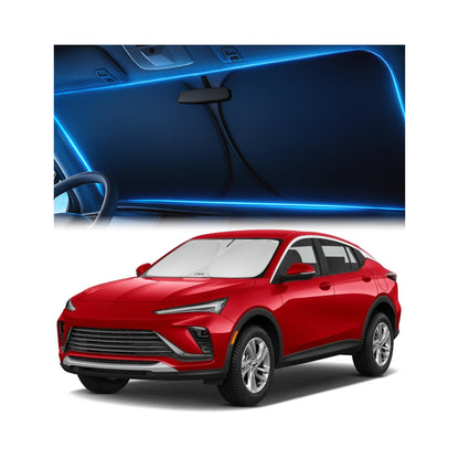 Magnelex Windshield Sun Shade for Kia K5 2021-2026 / Hyundai Sonata 2020-2026, Foldable Car Window Sunshade, Heat & UV Visor Cover, Reflective Front Shades Accessories