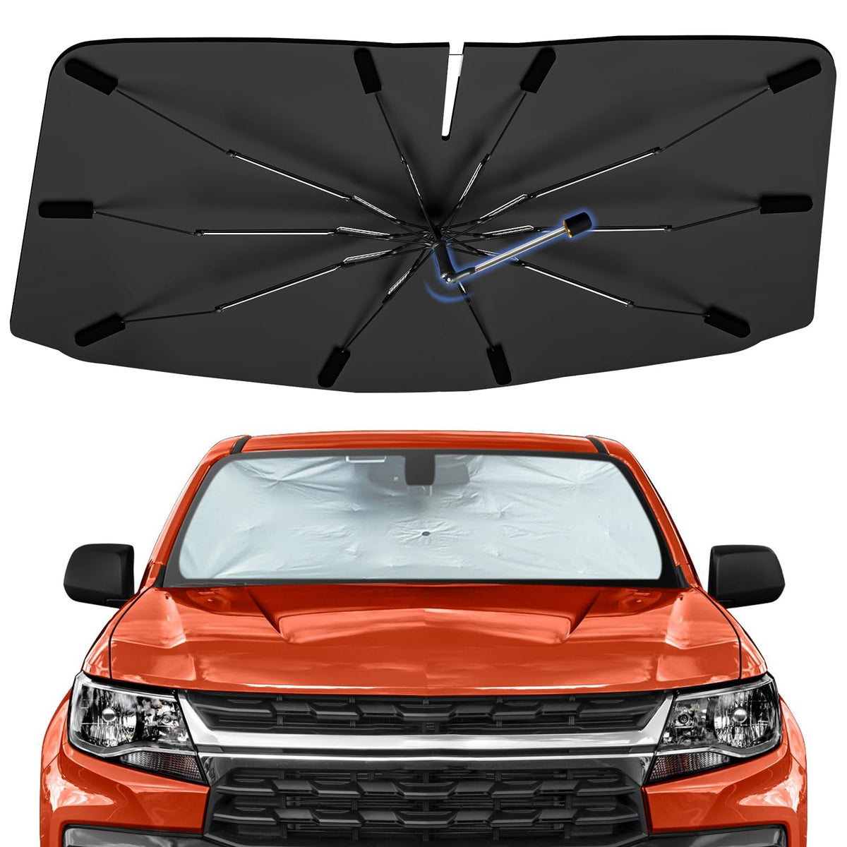 Windshield Sun Shade Umbrella for Dodge Durango 2011-2026 Front Window
