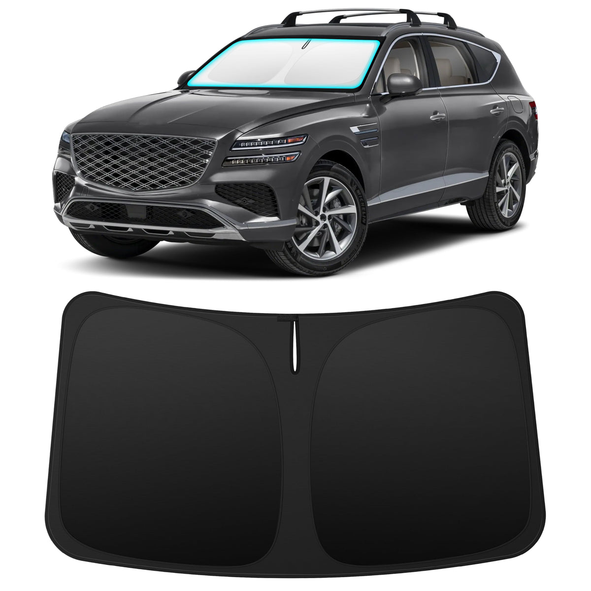 INSAUTO Custom Fit Windshield Sun Shade for Toyota Camry 2018-2024
