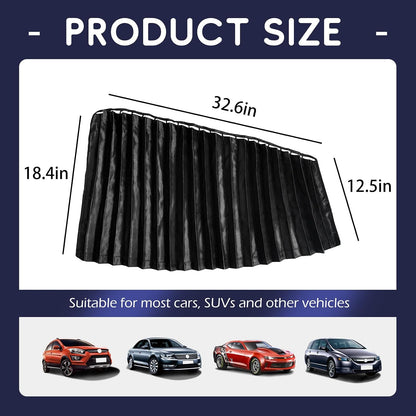 ZATOOTO Car Magnetic Side Window Sun Shades, Car Sunshades Curtains, 2 Pack