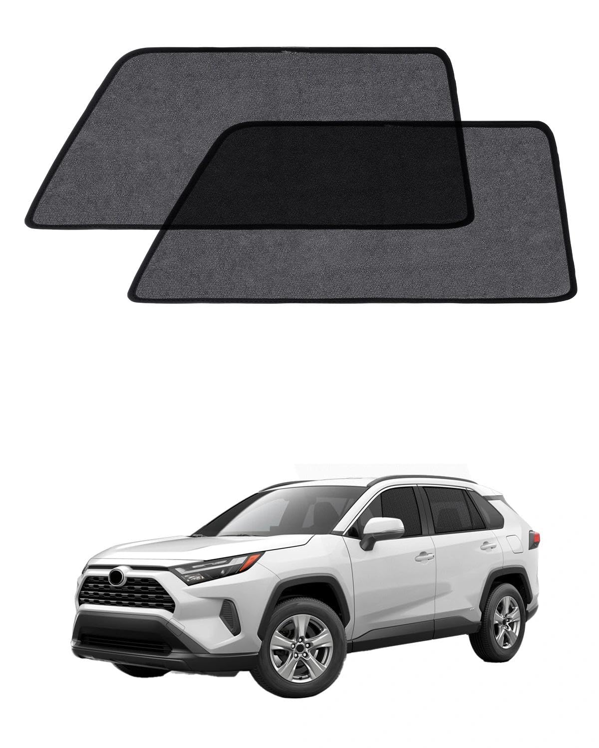 Car Window Shade for Honda Pilot 2016-2022,2 Pack UV & Glare Protection, Breathable Privacy Screen, Insect & Bug Blocker Magnetic Mesh Side Rear Sun Shades for Baby Camping, Napping & Travel