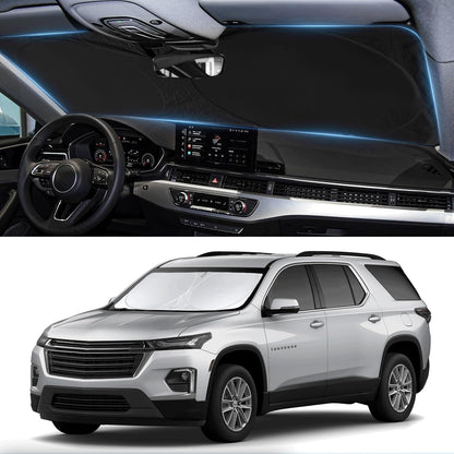 Windshield Sun Shade for Chevrolet Chevy Traverse LS, LT 2018-2026 Sunshade