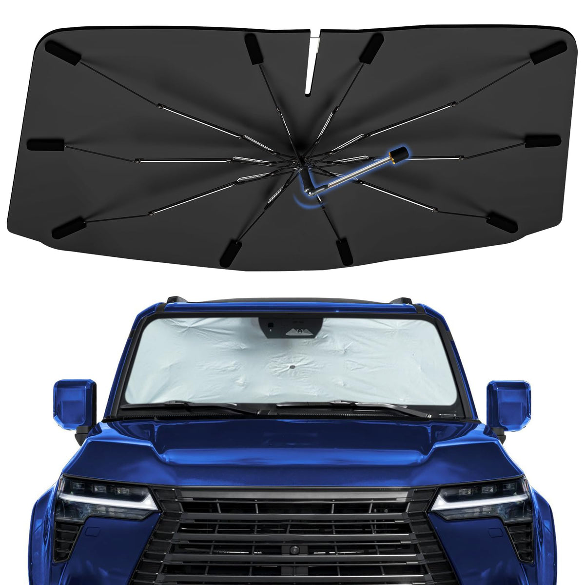 Windshield Sun Shade Umbrella for Dodge Durango 2011-2026 Front Window