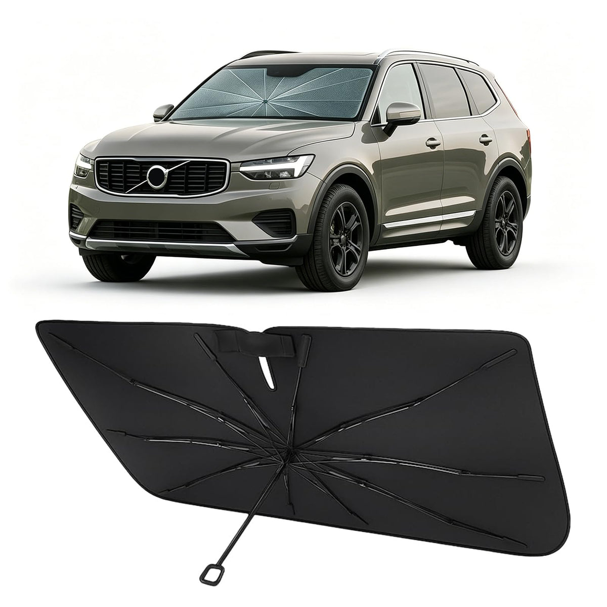Proadsy Custom Fit Windshield Sun Shade Umbrella for 2023-2026 Honda Accord