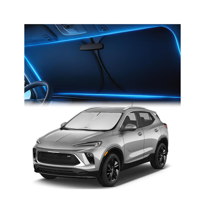 Magnelex Windshield Sun Shade for Kia K5 2021-2026 / Hyundai Sonata 2020-2026, Foldable Car Window Sunshade, Heat & UV Visor Cover, Reflective Front Shades Accessories