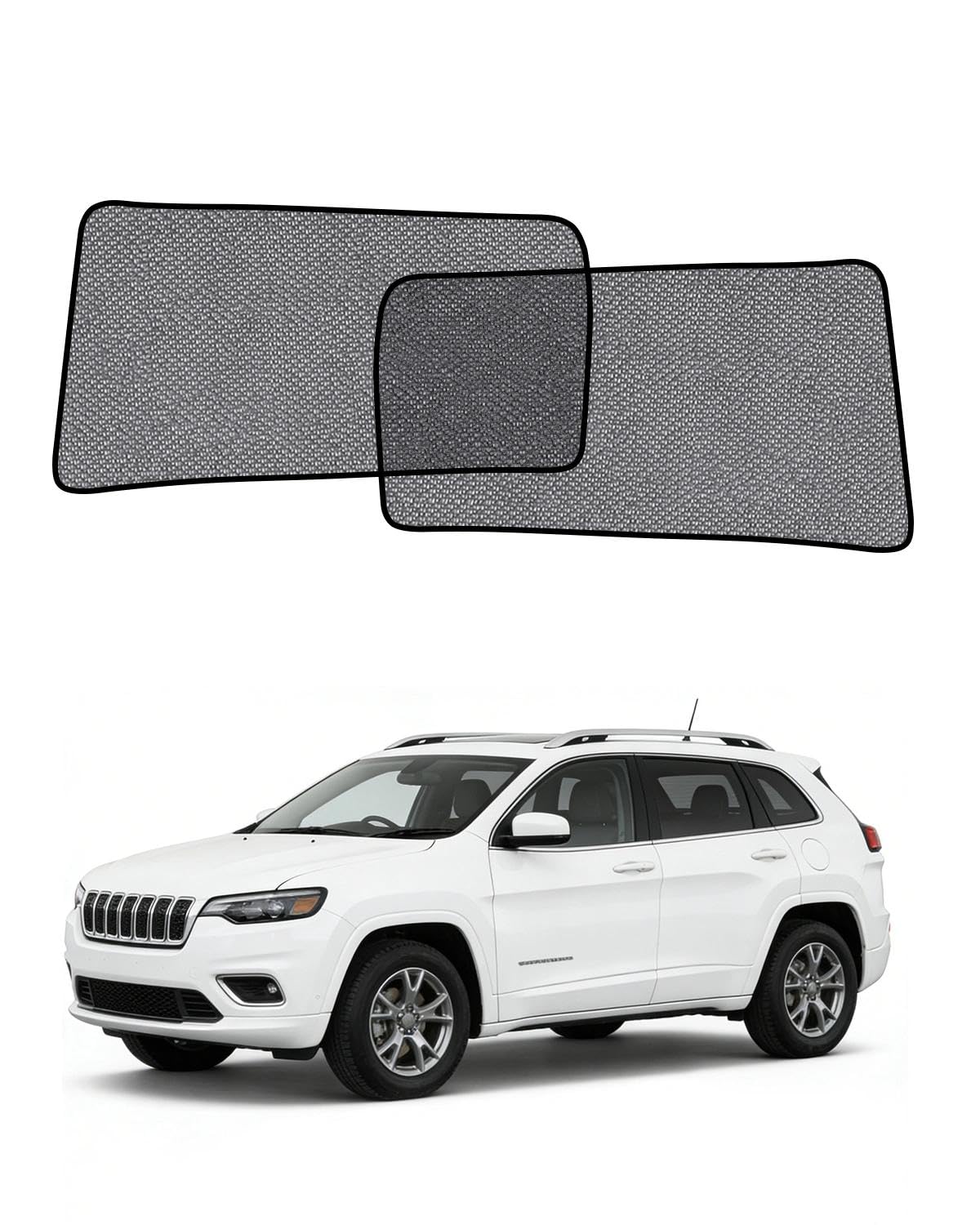 Car Window Shade for Honda Pilot 2016-2022,2 Pack UV & Glare Protection, Breathable Privacy Screen, Insect & Bug Blocker Magnetic Mesh Side Rear Sun Shades for Baby Camping, Napping & Travel