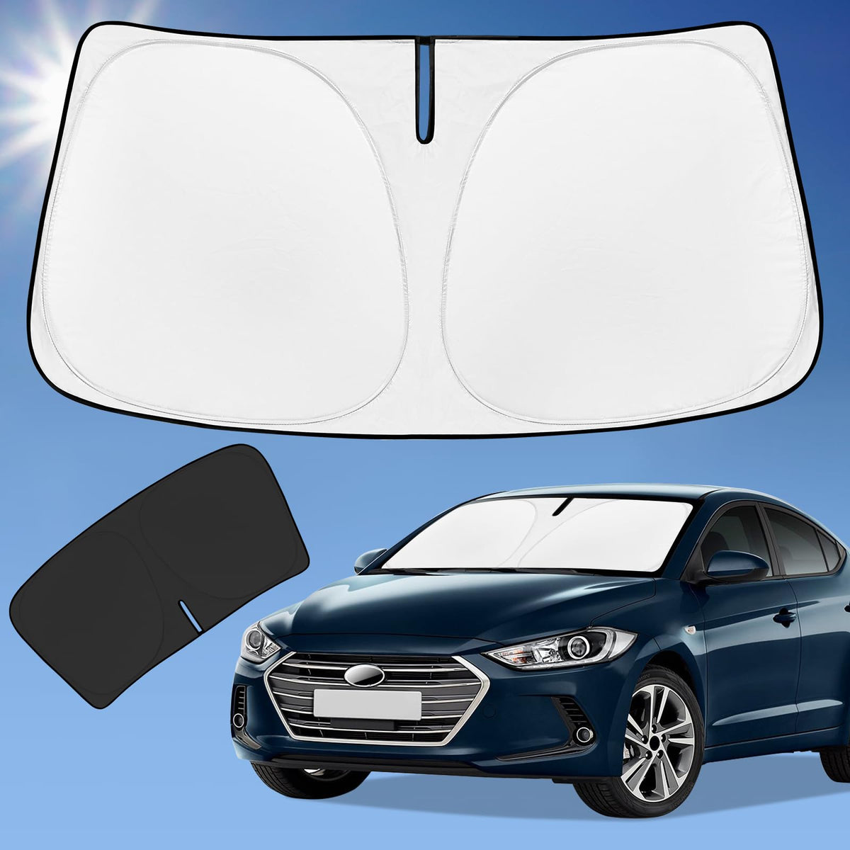 for Toyota Tacoma 2016-2024 2025 2026 Sun Shade Sunshade Windshield Cover