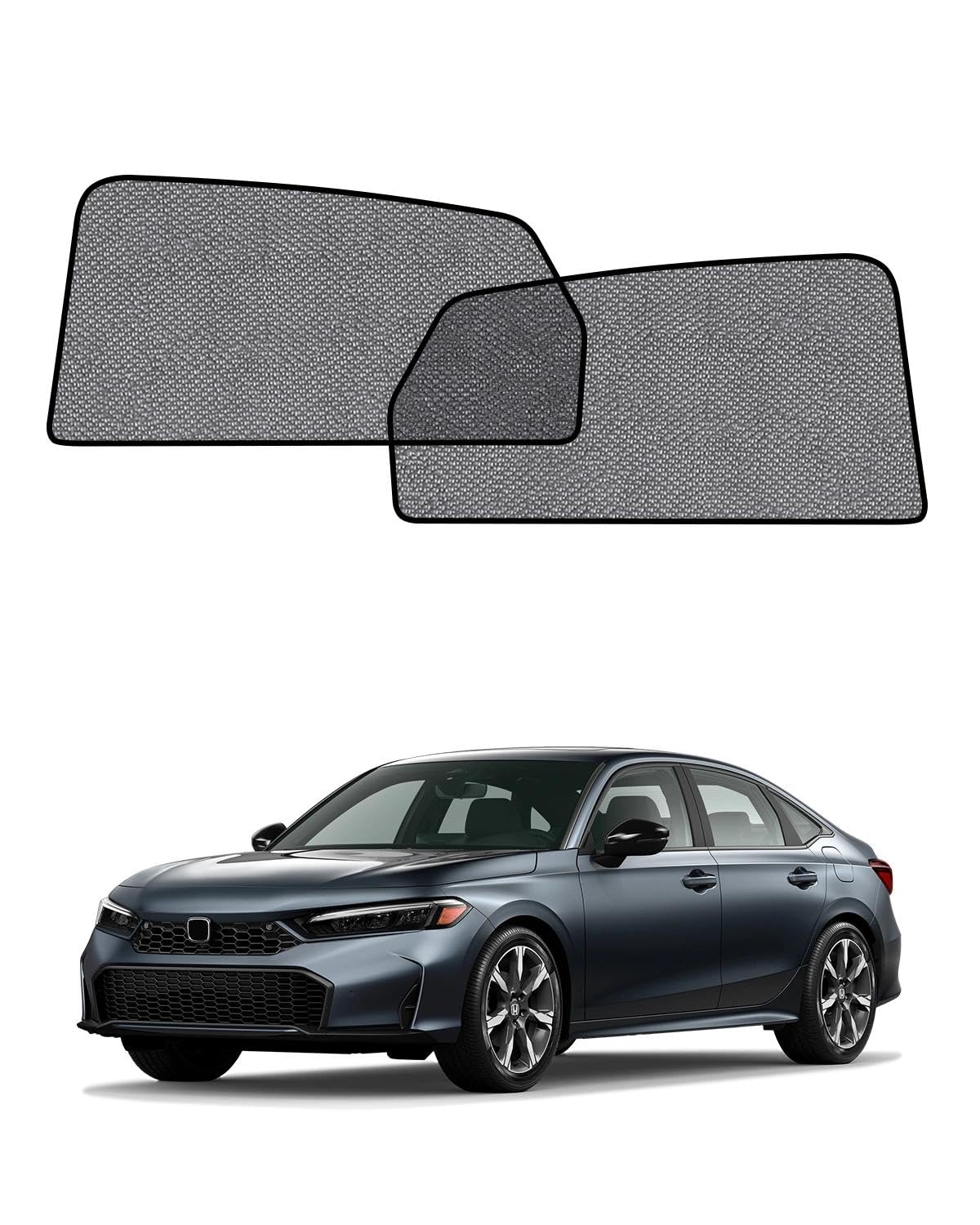Car Window Shade for Honda Pilot 2016-2022,2 Pack UV & Glare Protection, Breathable Privacy Screen, Insect & Bug Blocker Magnetic Mesh Side Rear Sun Shades for Baby Camping, Napping & Travel
