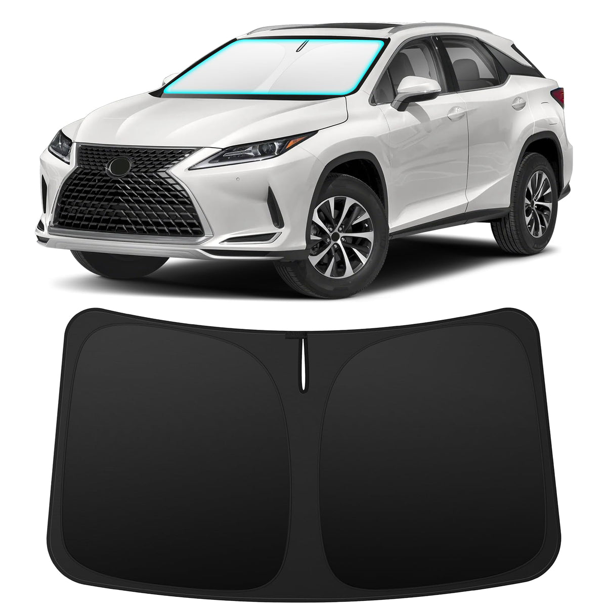 INSAUTO Custom Fit Windshield Sun Shade for Ford Escape 2013-2019