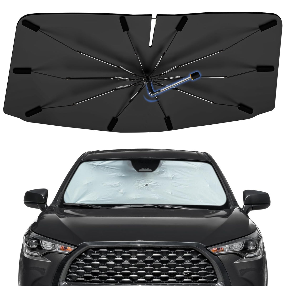 Windshield Sun Shade Umbrella for Dodge Durango 2011-2026 Front Window