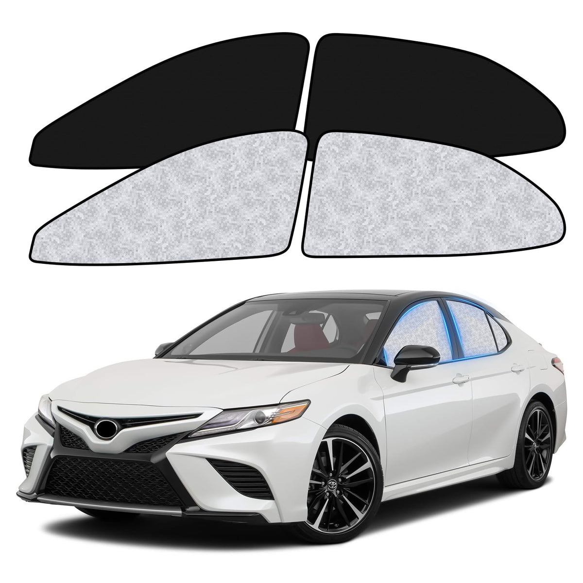 ZATOOTO Magnetic Car Window Shade for Side Window Car Privacy Curtains 4pcs