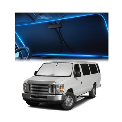 Magnelex Windshield Sun Shade for Kia K5 2021-2026 / Hyundai Sonata 2020-2026, Foldable Car Window Sunshade, Heat & UV Visor Cover, Reflective Front Shades Accessories
