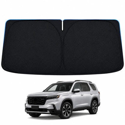 Zanch Custom Windshield Sun Shade for Nissan Altima 2019-2026, 7-Layer UV & Heat Block, 3D Laser Scanned, Interior Protection, Keep Car Cooler, Foldable Car Accessories