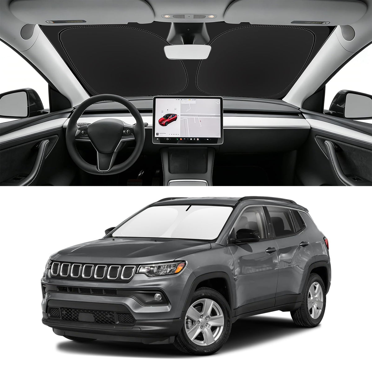 Custom Fit Windshield Sun Shade for BMW X1 2016-2026